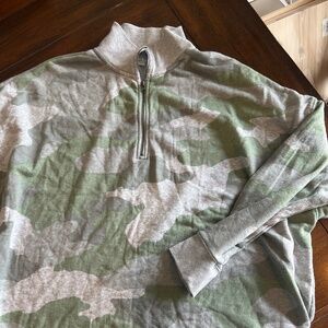 AE camo Pullover half-zip